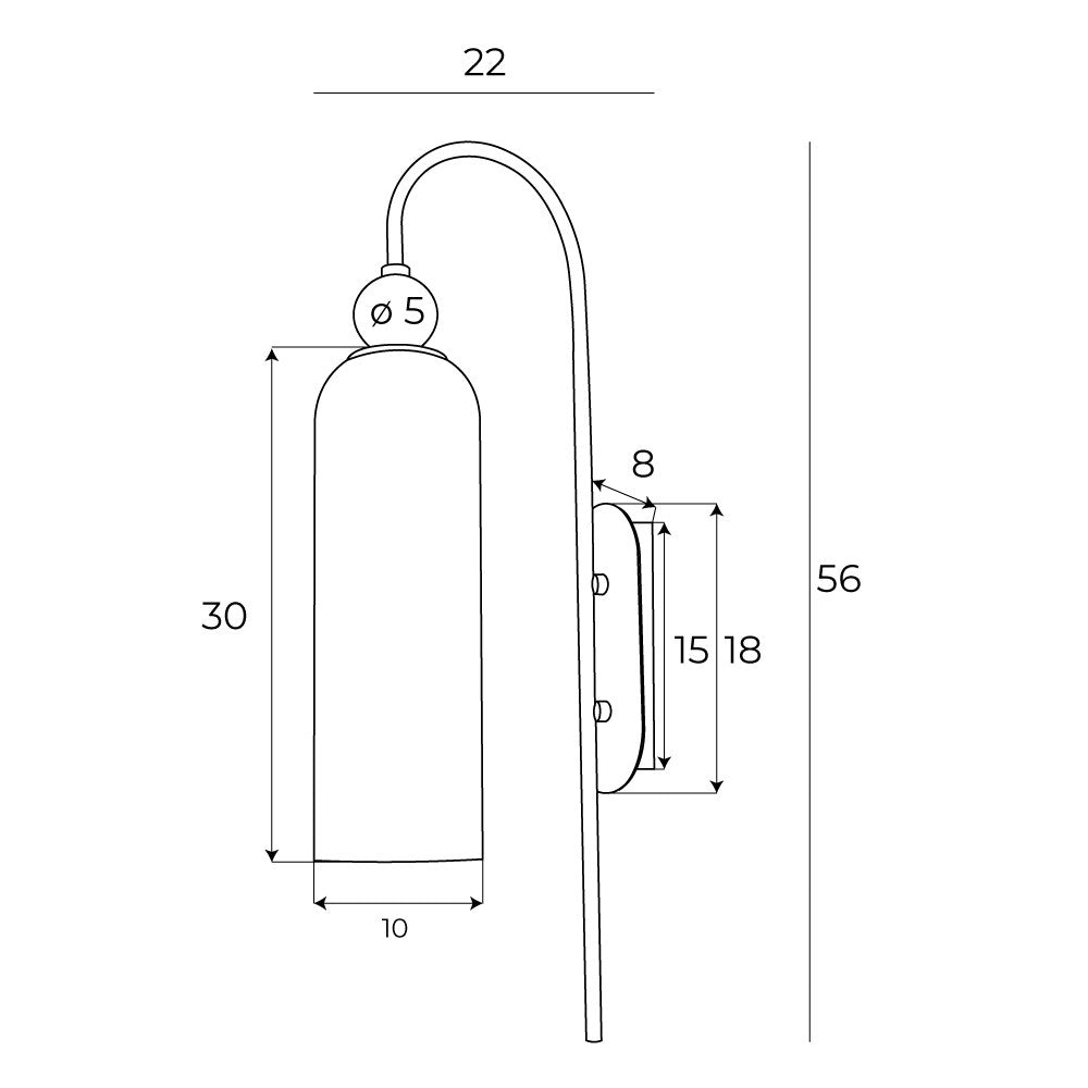 LAMPA KINKIET CAMPANILA MOSIĘŻNY OD MAXLIGHT W0333