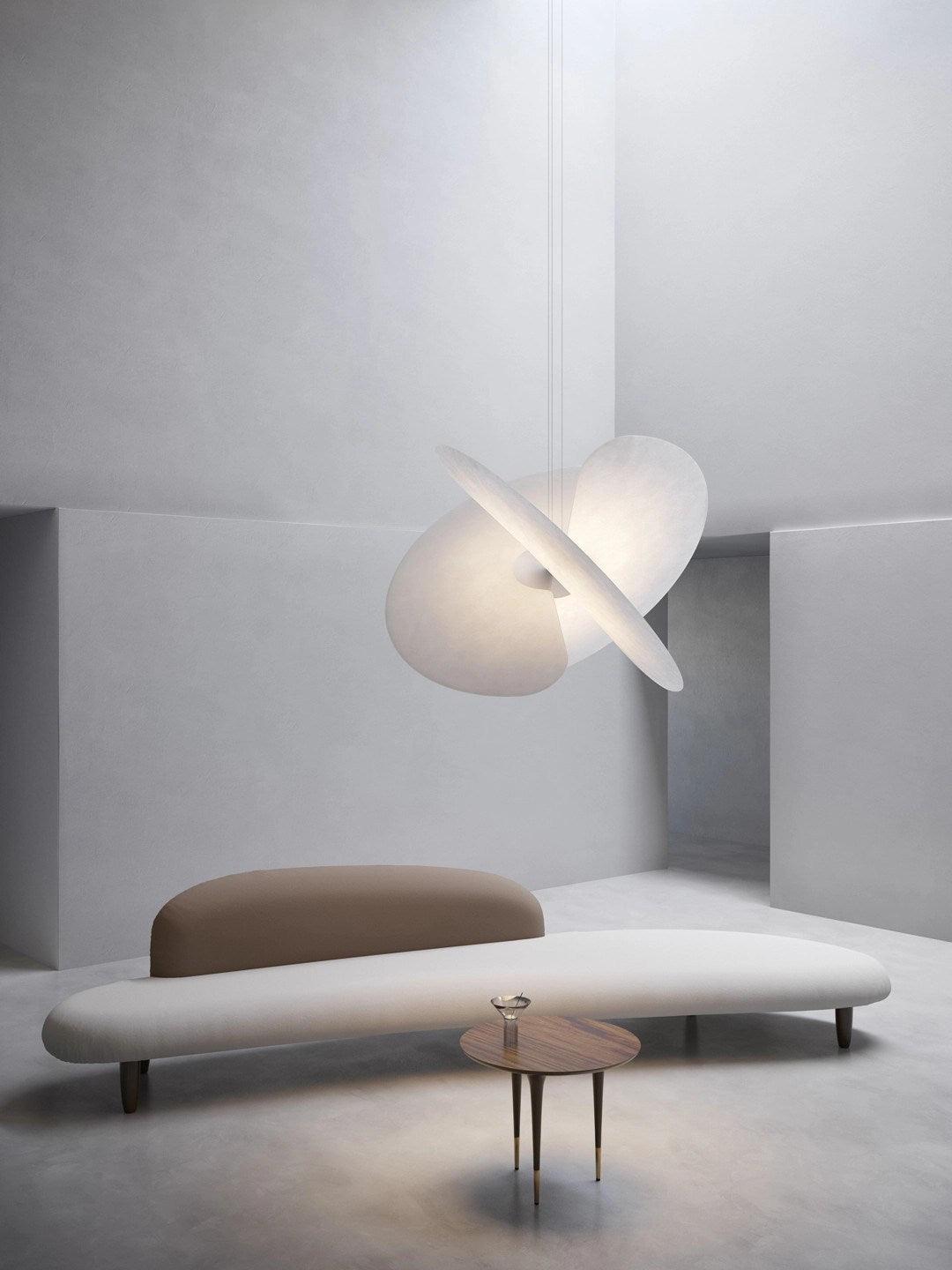 LAMPA WISZĄCA LEVANTE A06/2T + A06C2 BIAŁY od LUCEPLAN