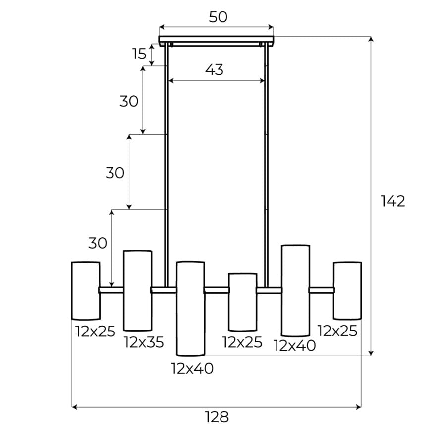 LAMPA  LAXER BIAŁY OD MAXLIGHT P0504