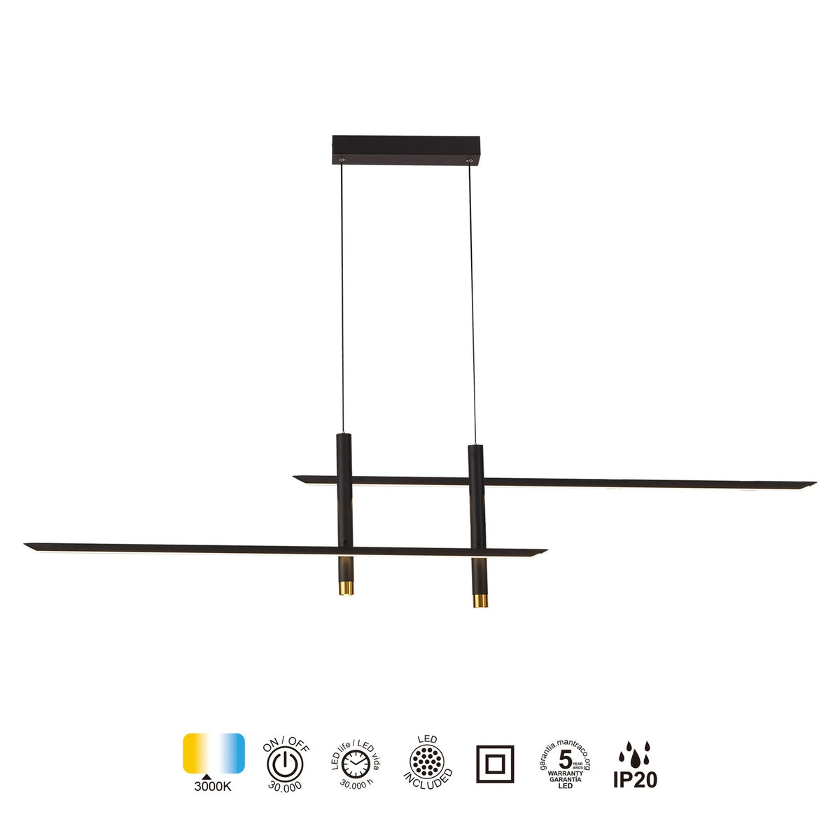 LAMPA WISZĄCA ESPARTA OD MANTRA 7983