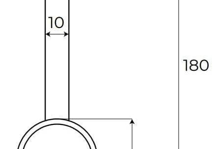 LAMPA  ENIGMA ZŁOTY OD MAXLIGHT P0514