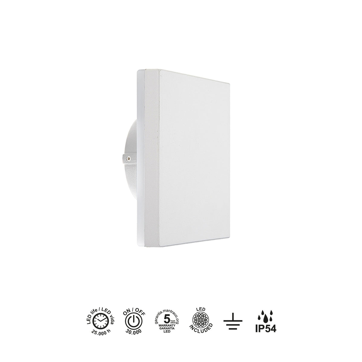 LAMPA ŚCIENNA BORA OD MANTRA 6537