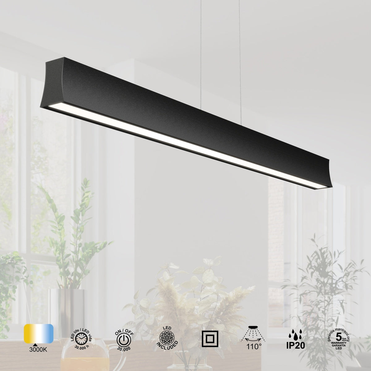 LAMPA WISZĄCA HANOK OD MANTRA 7546