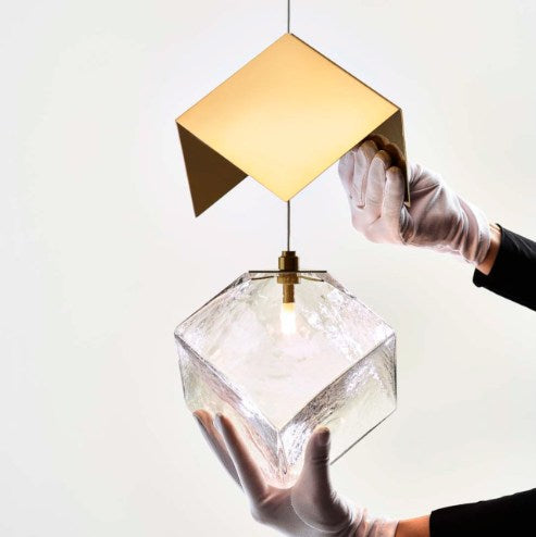 LAMPA WISZĄCA PYRITE POJEDYNCZA ZŁOTY od BOMMA