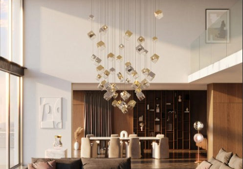 LAMPA WISZĄCA PYRITE POJEDYNCZA ZŁOTY od BOMMA