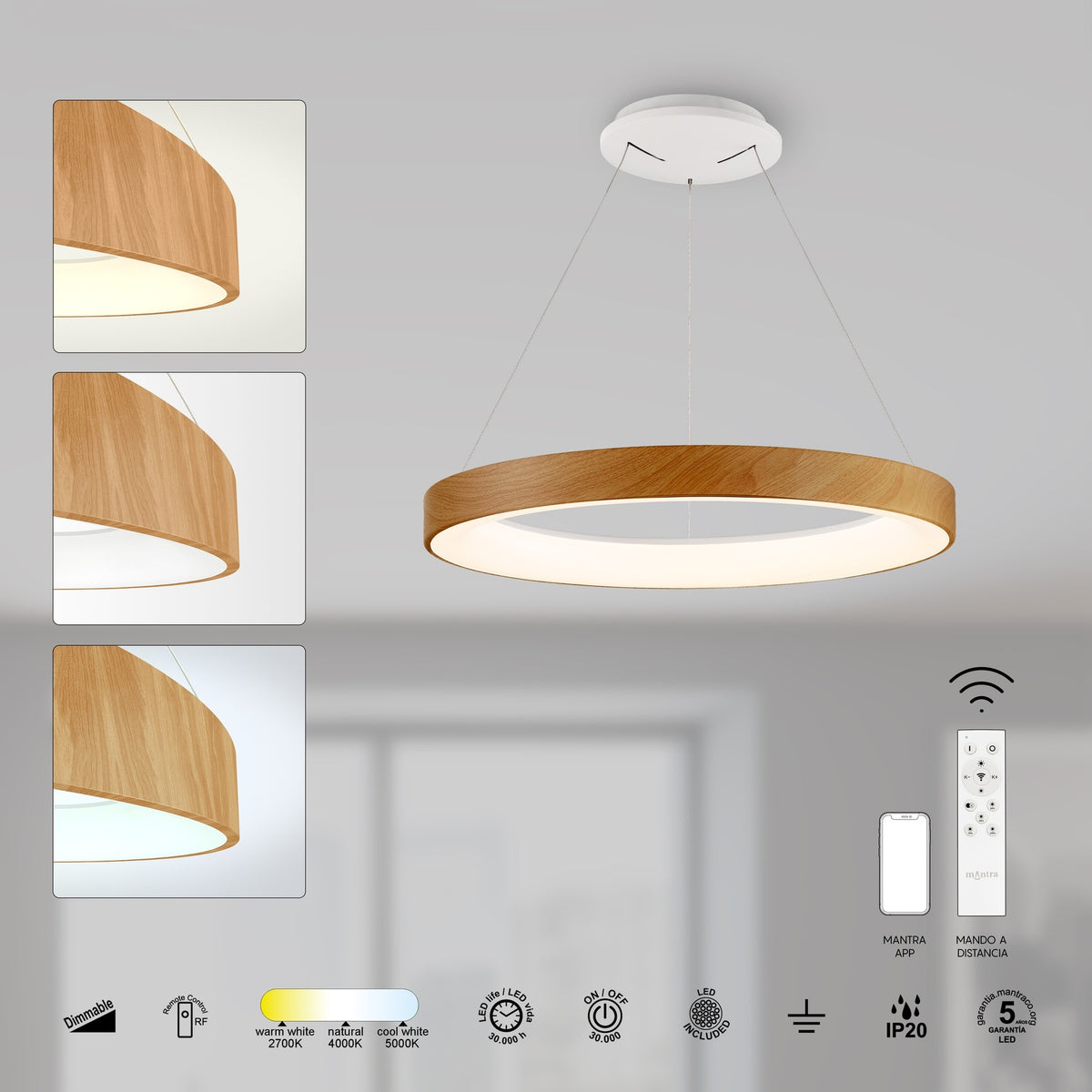 LAMPA SUFITOWA NISEKO II OD MANTRA 8576