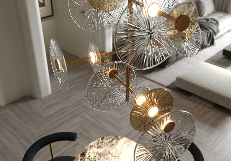 LAMPA  ALLURE ZŁOTY OD MAXLIGHT P0541