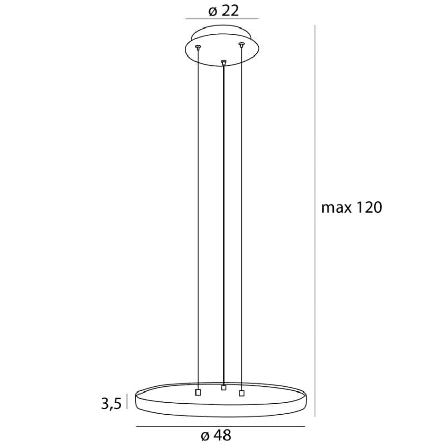 LAMPA  VIK CZARNY OD MAXLIGHT P0556