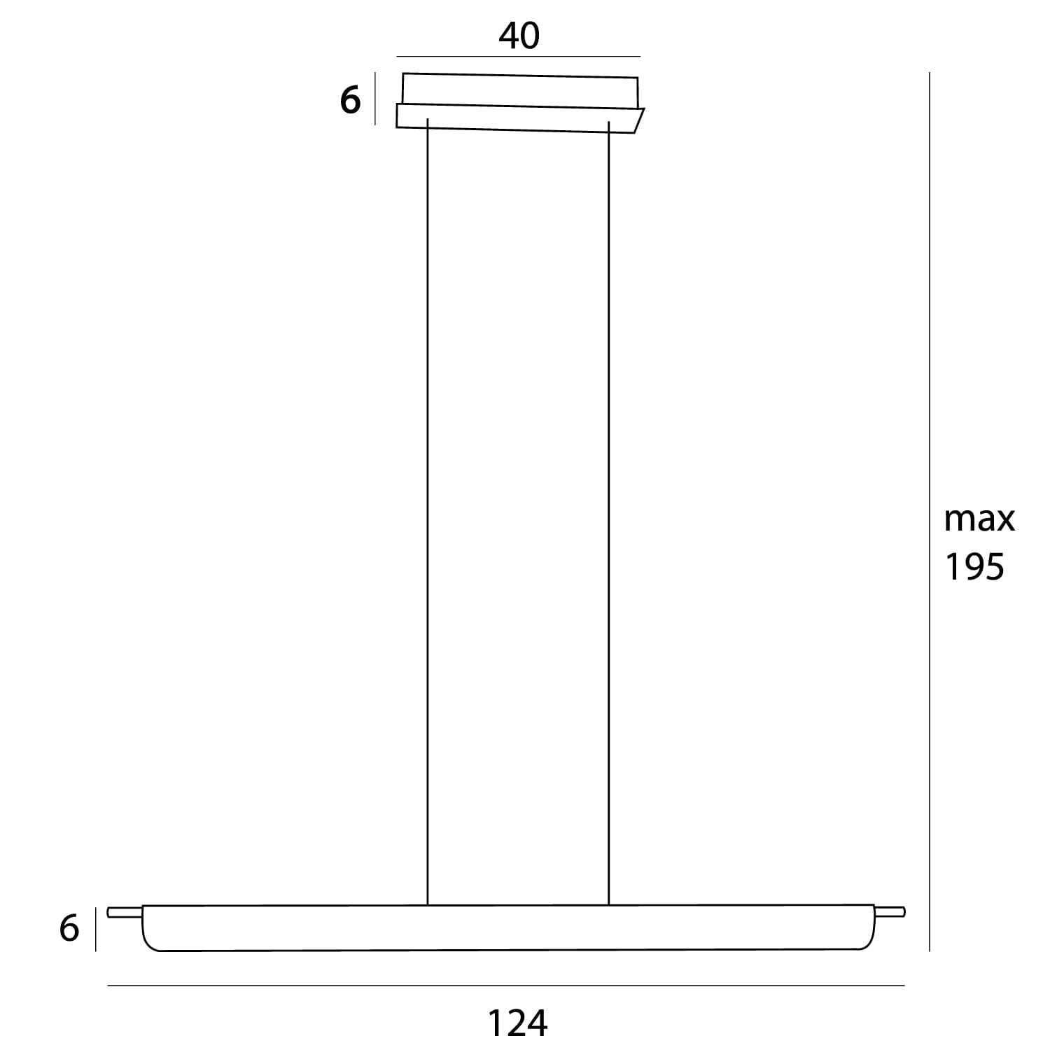 LAMPA  JO-JO CZARNY OD MAXLIGHT P0596