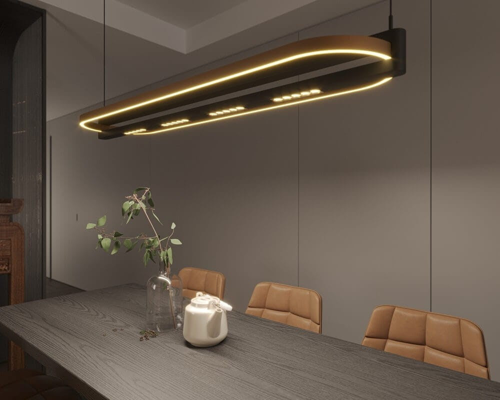 LAMPA  SINGAPUR CZARNY OD MAXLIGHT P0553