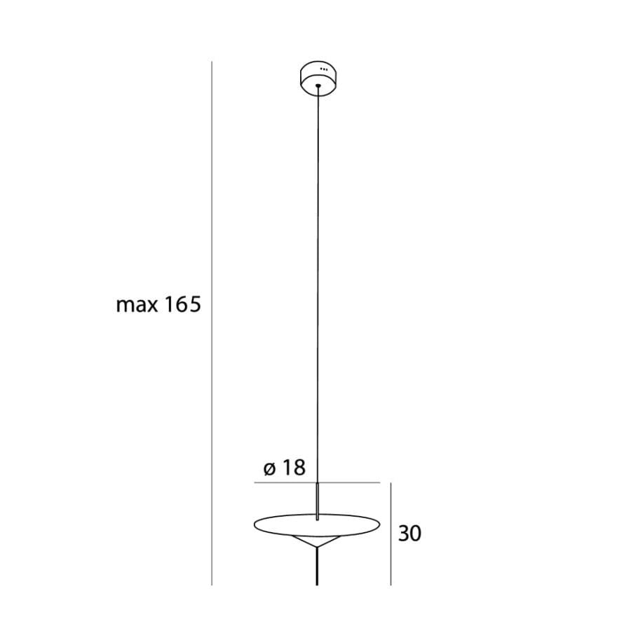 LAMPA  CONE CZARNY OD MAXLIGHT P0554