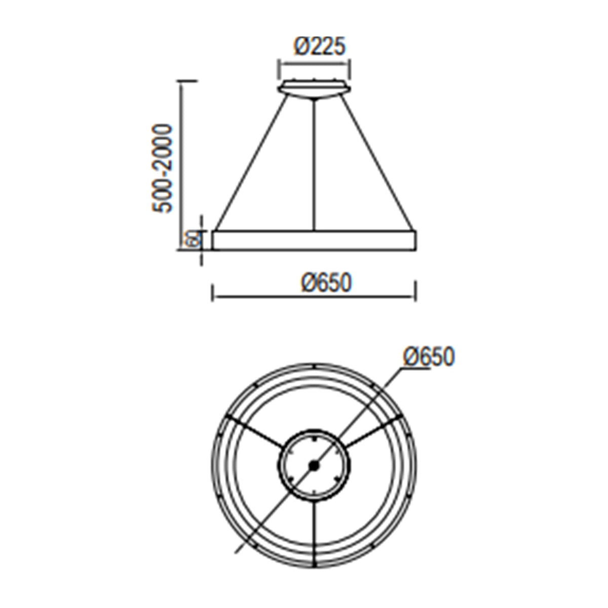 LAMPA WISZĄCA NISEKO II OD MANTRA 8569