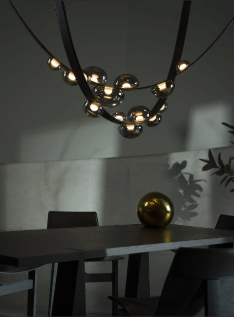 LAMPA WISZĄCA DEW DROPS CZARNY od BOMMA