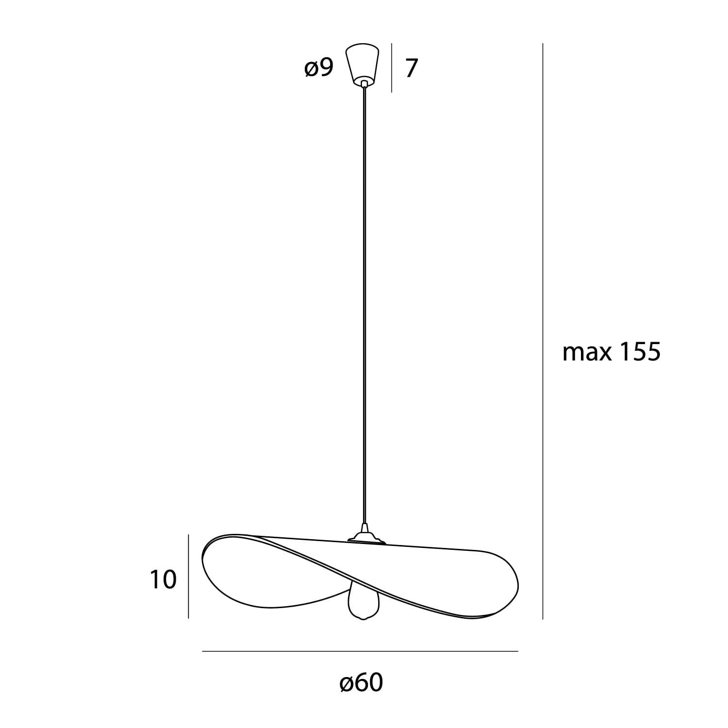 LAMPA  NAP BIAŁY OD MAXLIGHT P0581