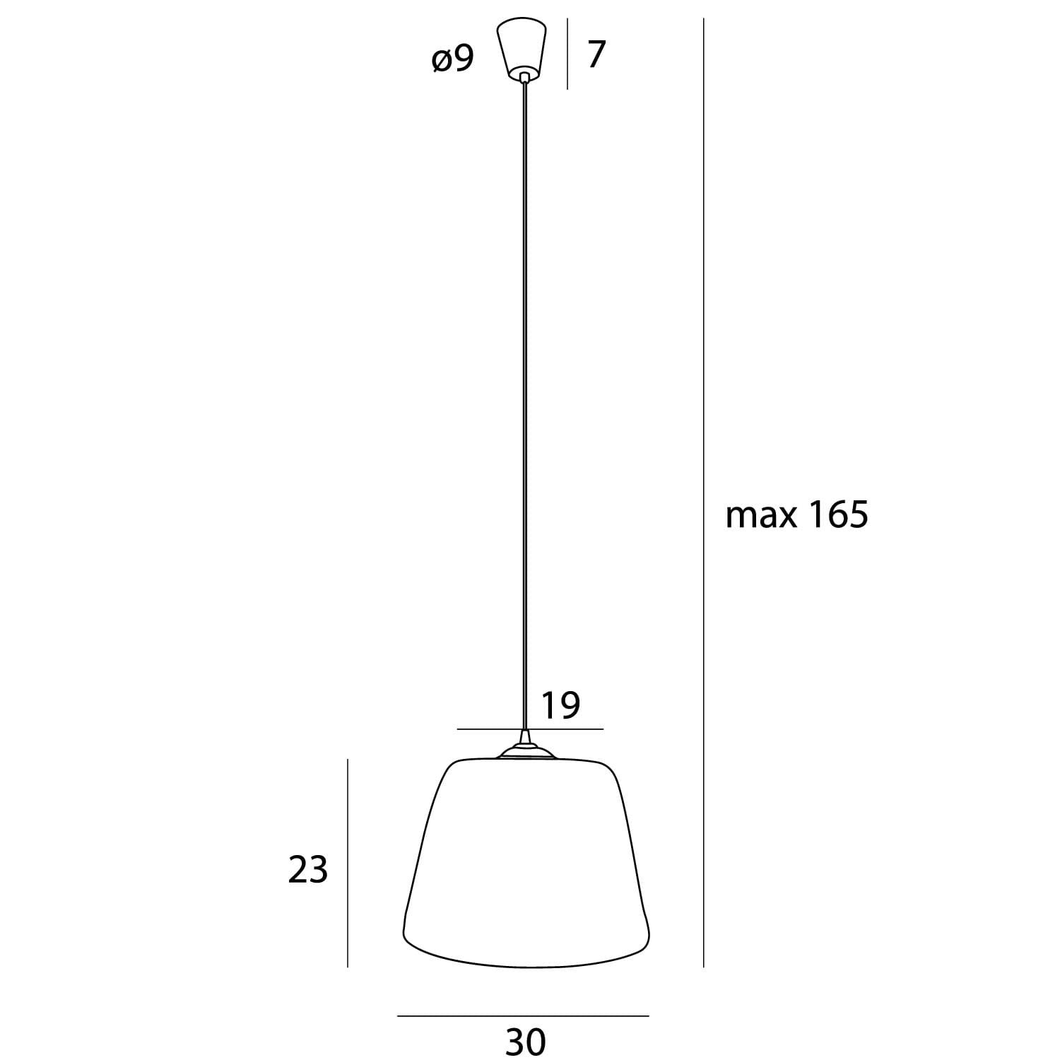 LAMPA  POT BIAŁY OD MAXLIGHT P0582