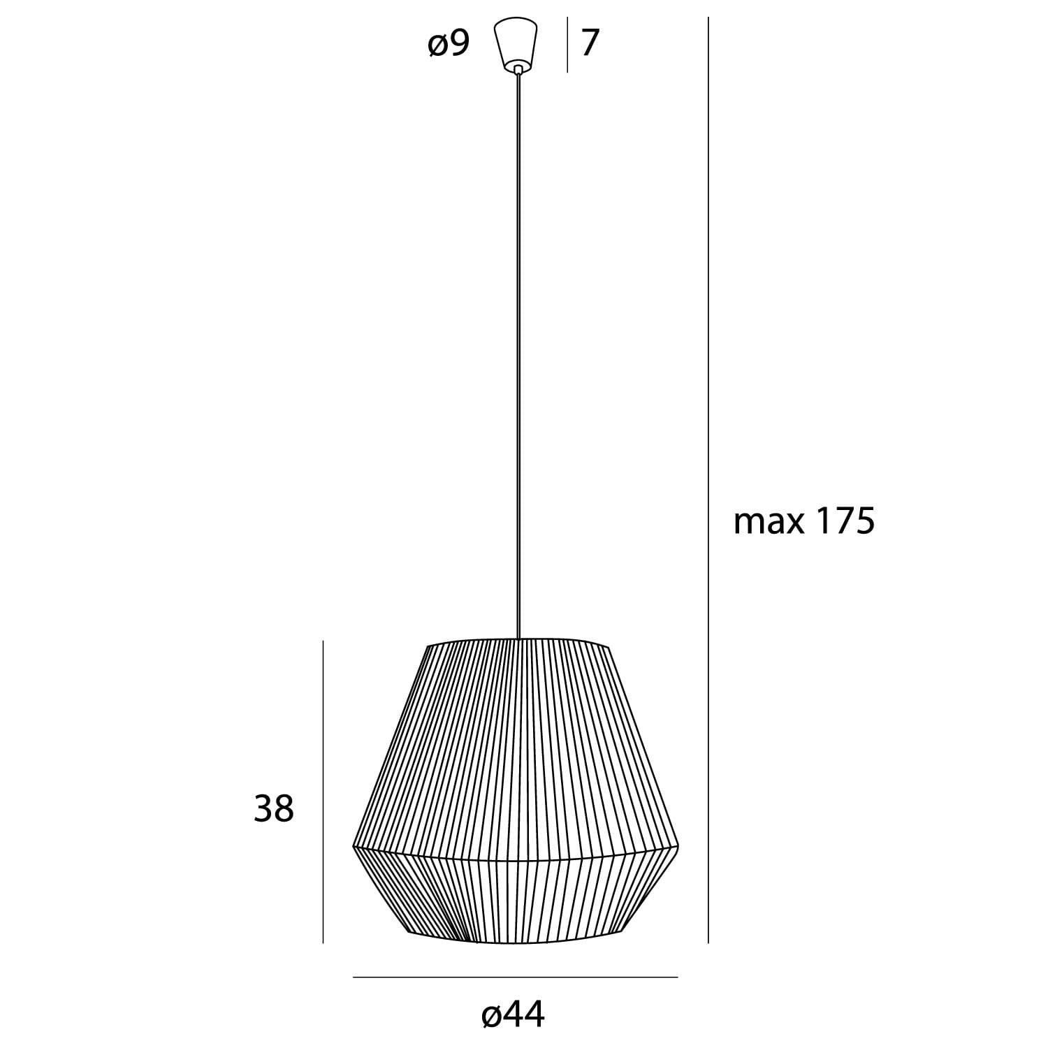 LAMPA  PRASLIN BIAŁY OD MAXLIGHT P0584