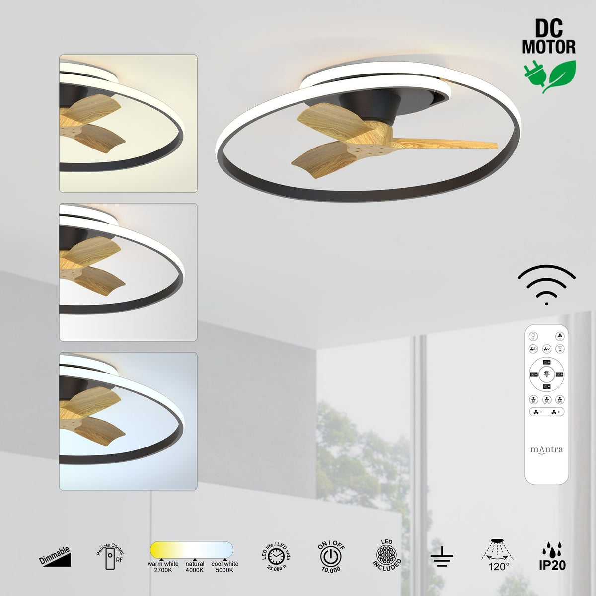 LAMPA SUFITOWA OCEAN OD MANTRA 8236