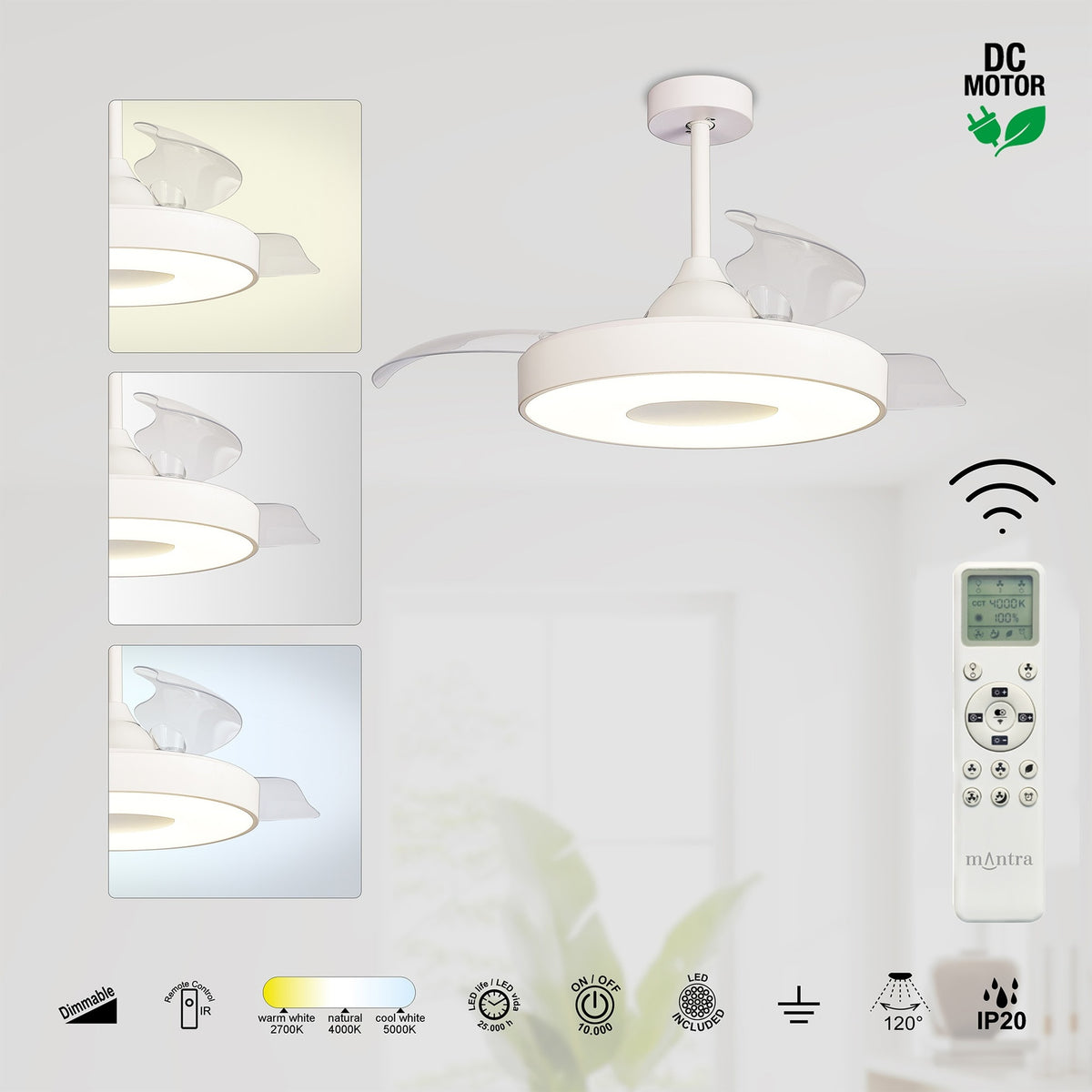 LAMPA WISZĄCA  OD MANTRA 8216