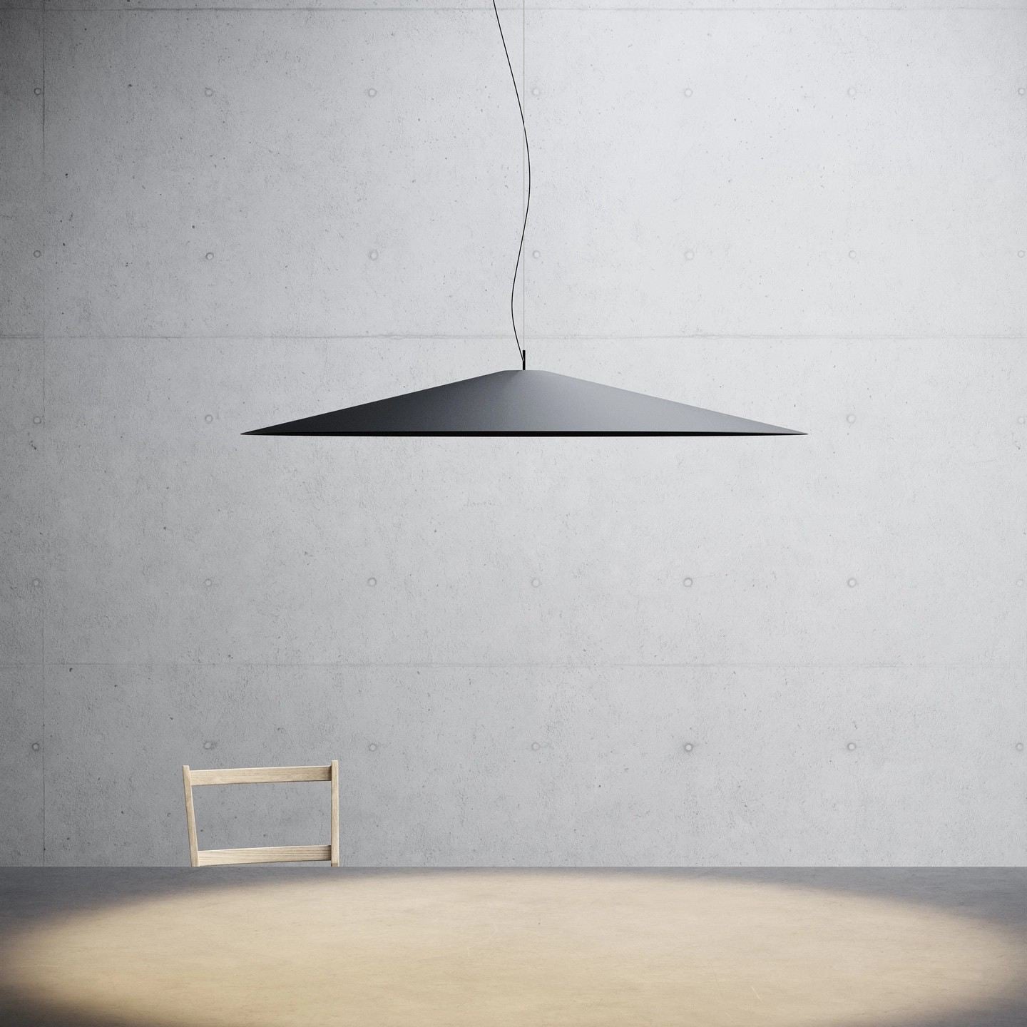 LAMPA WISZĄCA KONIE CZARNY od LUCEPLAN