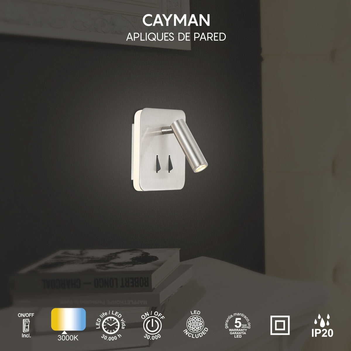 LAMPA ŚCIENNA  OD MANTRA 7824