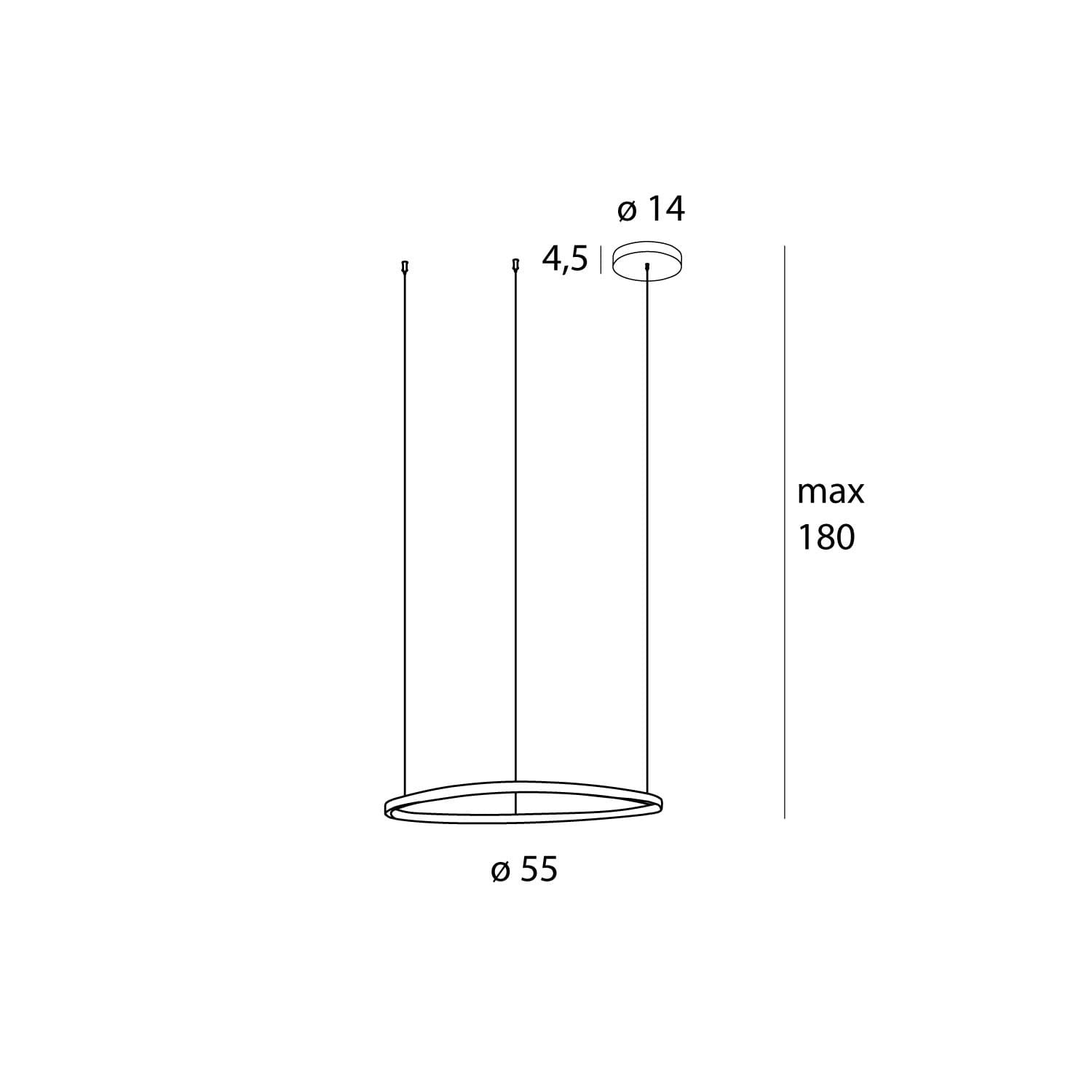 LAMPA  CAYENNE MIEDZIANY OD MAXLIGHT P0605D