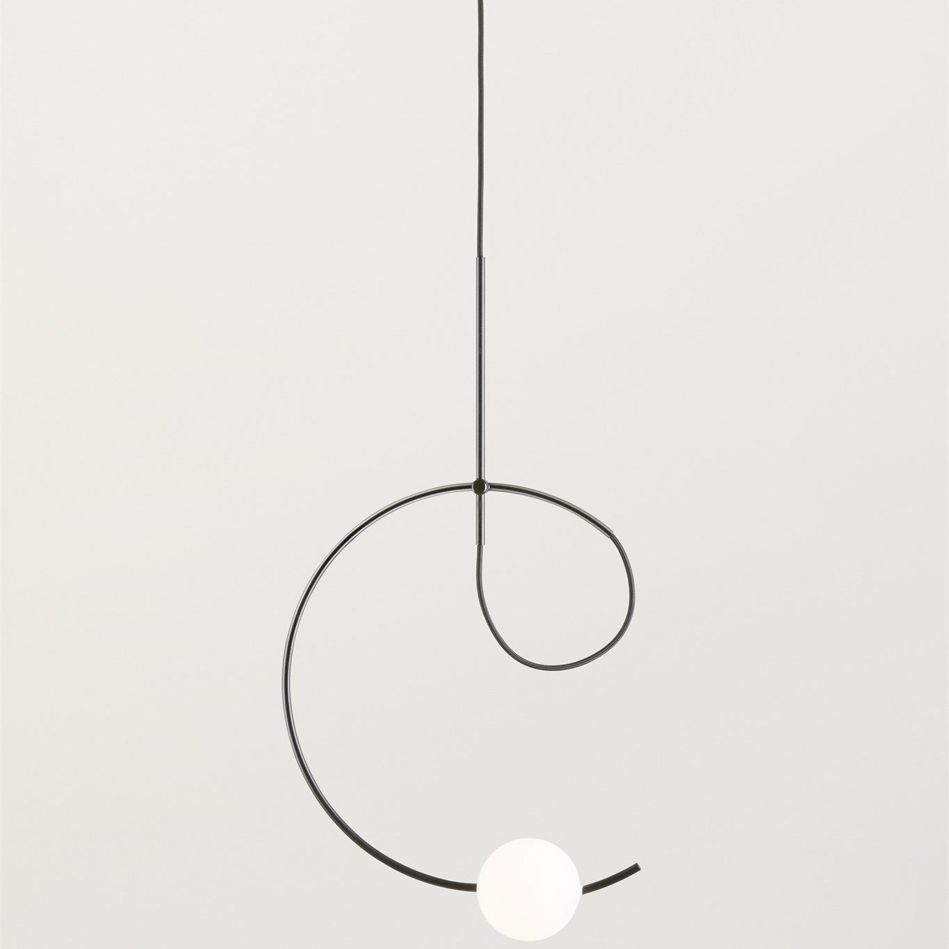 LAMPA WISZĄCA LOOP T-4125 CZARNY od ESTILUZ