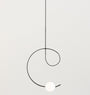 LAMPA WISZĄCA LOOP T-4125 CZARNY od ESTILUZ