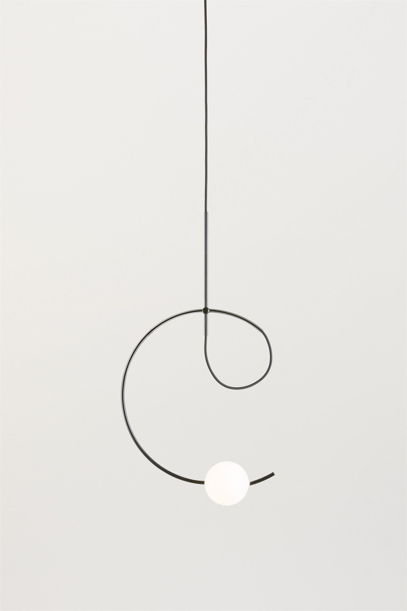 LAMPA WISZĄCA LOOP T-4125 CZARNY od ESTILUZ