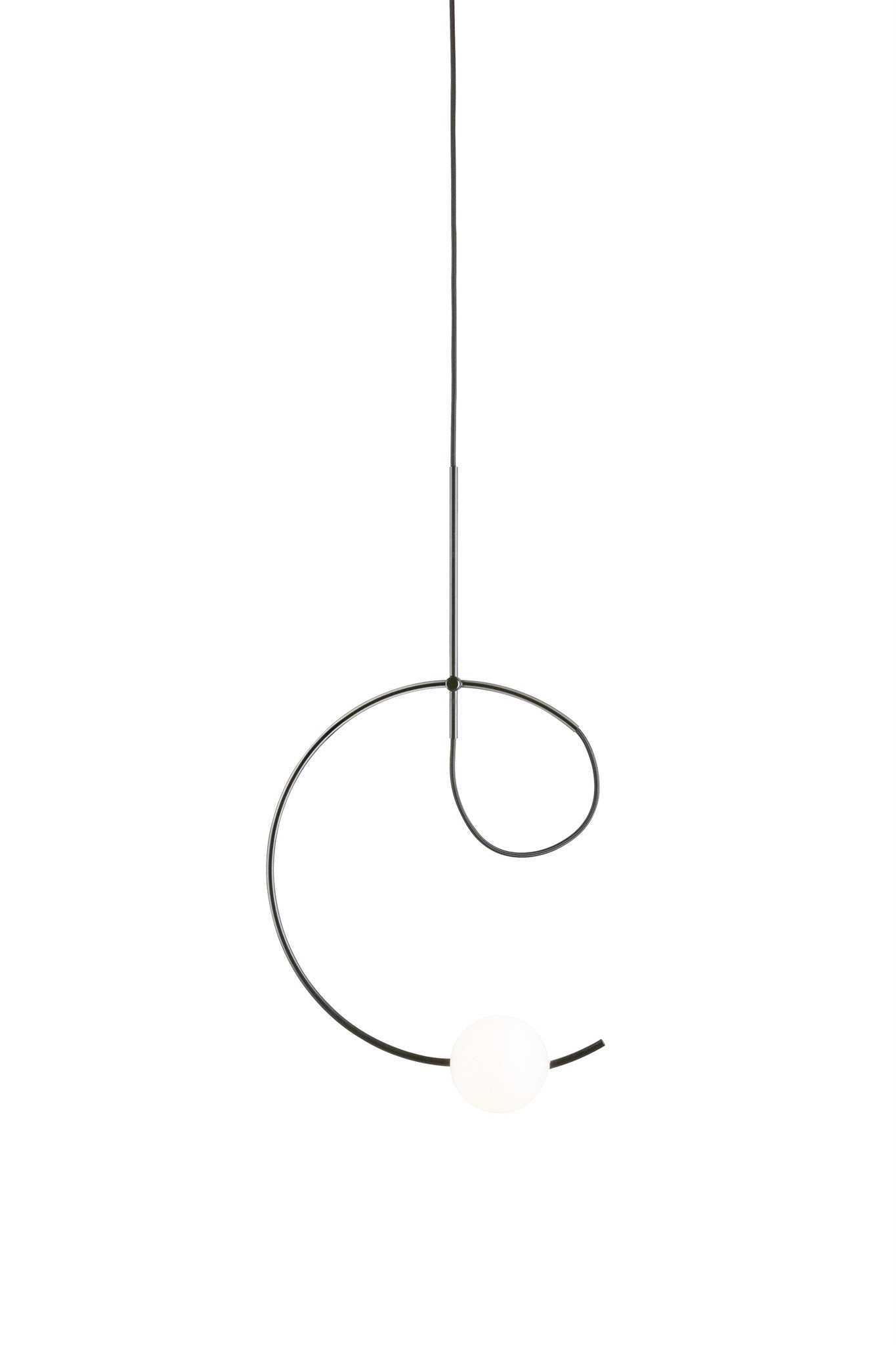LAMPA WISZĄCA LOOP T-4125 CZARNY od ESTILUZ
