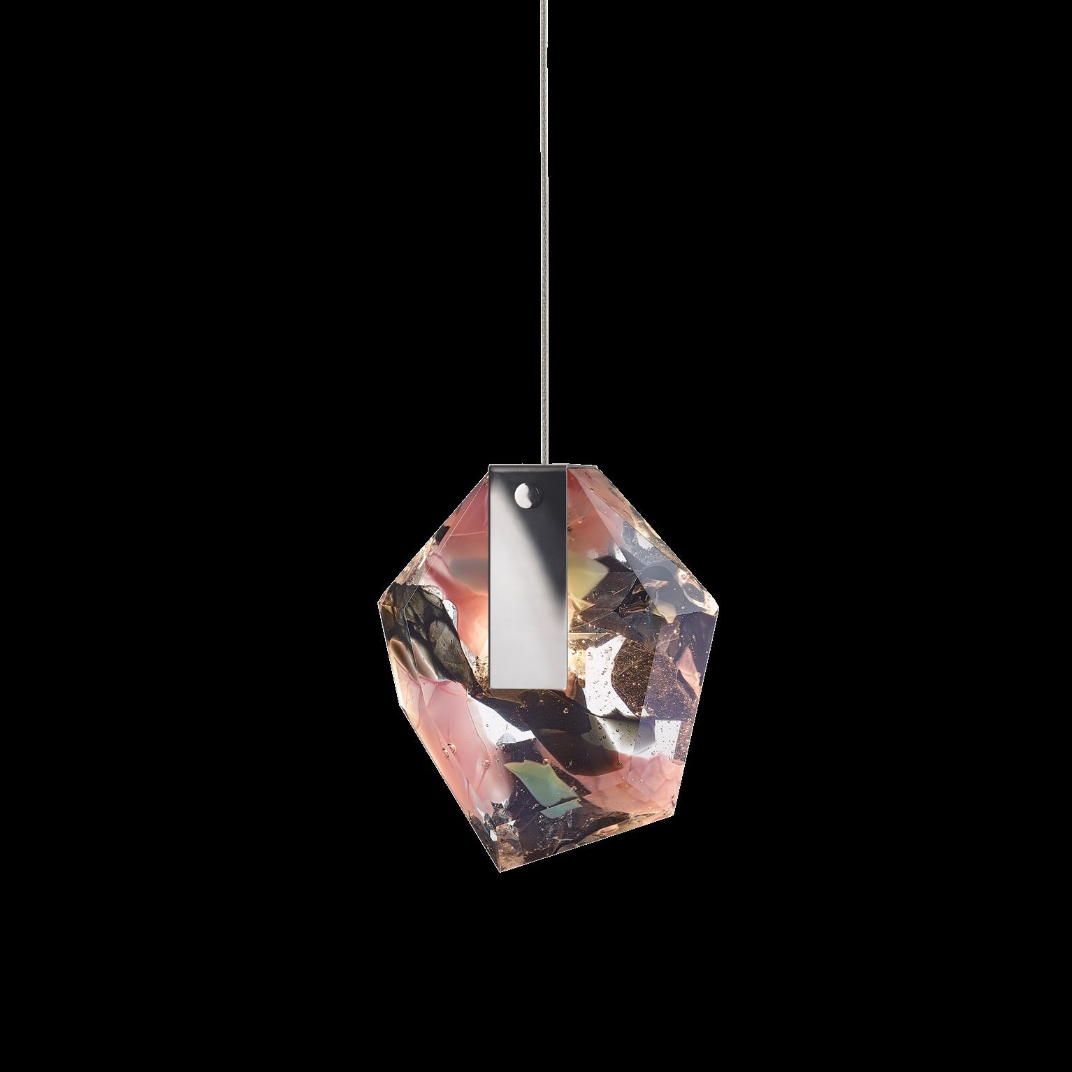 LAMPA WISZĄCA FRAGMENS PENDANT SHORT FLAMINGO RÓŻOWY od BOMMA