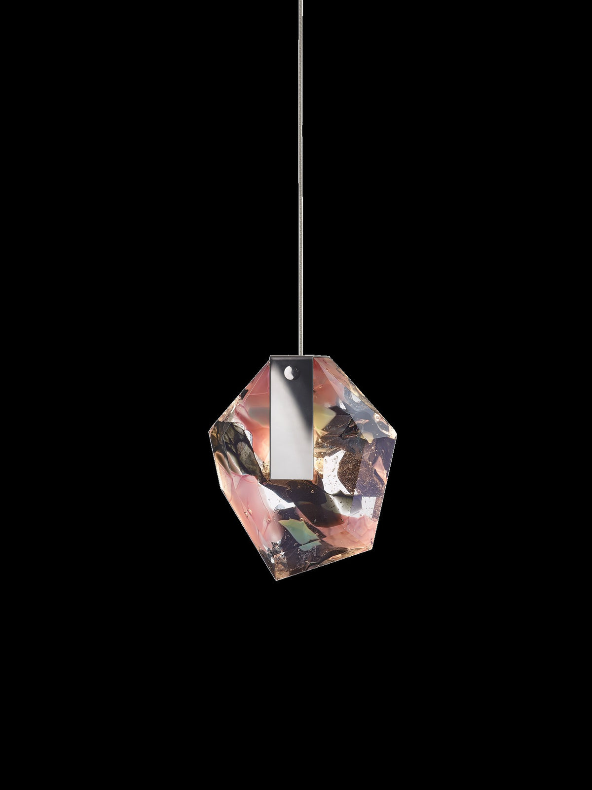 LAMPA WISZĄCA FRAGMENS PENDANT SHORT FLAMINGO RÓŻOWY od BOMMA