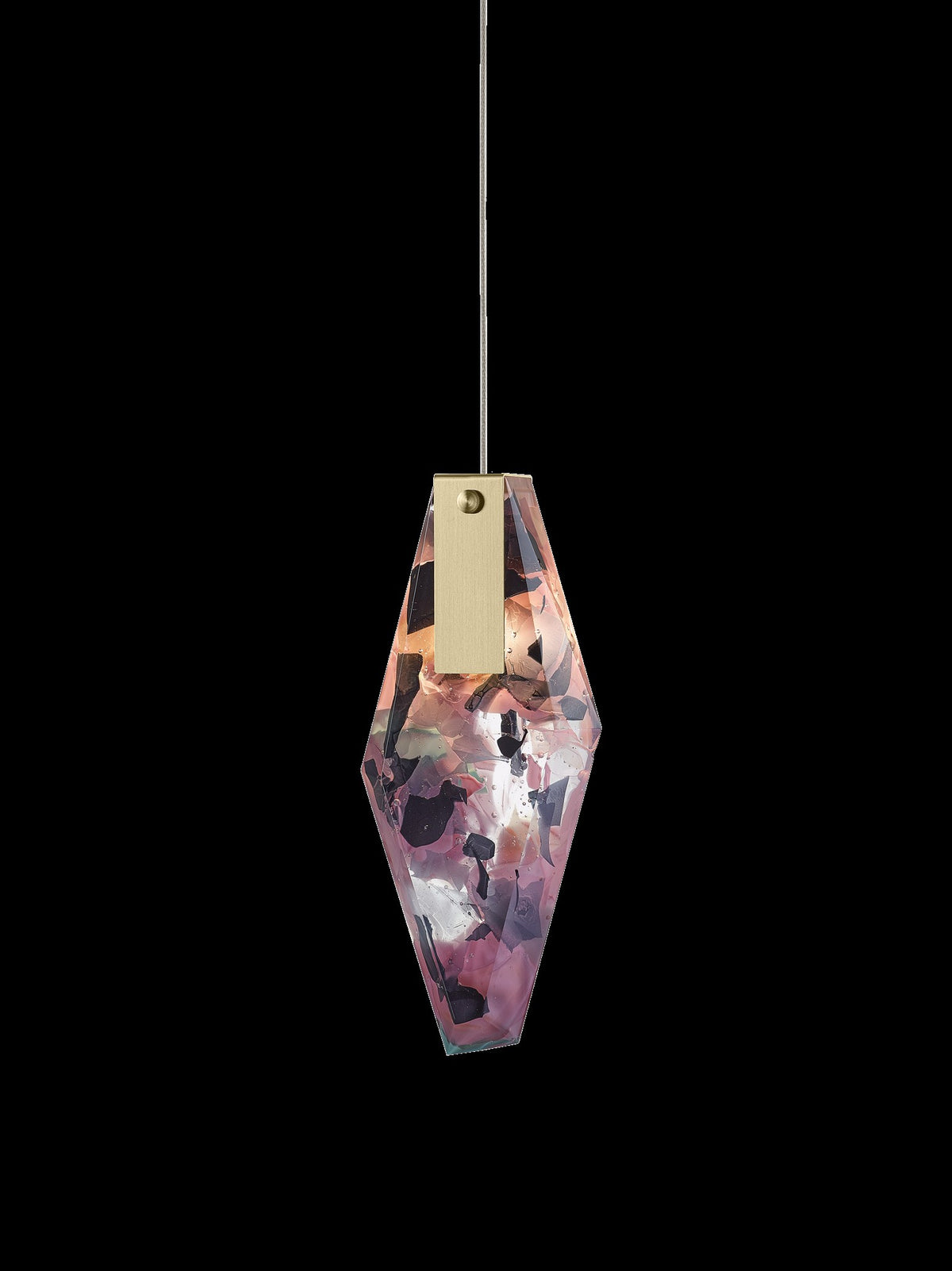 LAMPA WISZĄCA FRAGMENTS LONG FLAMINGO RÓŻOWY od BOMMA