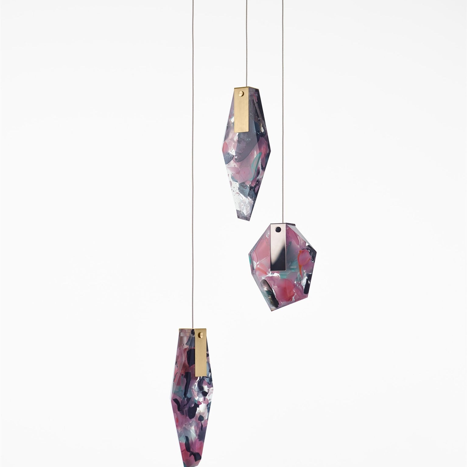 LAMPA WISZĄCA FRAGMENTS LONG FLAMINGO RÓŻOWY od BOMMA