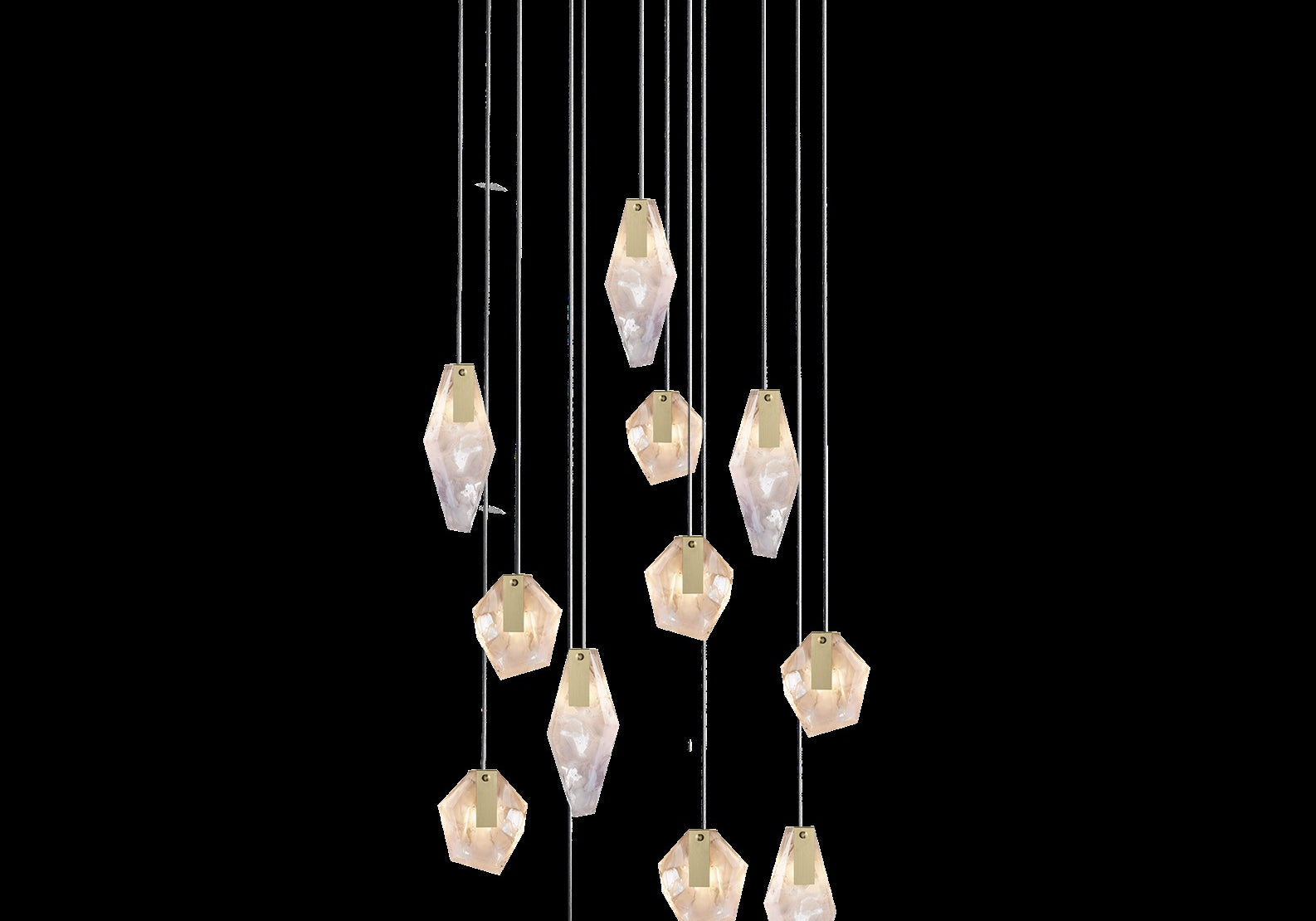 LAMPA WISZĄCA FRAGMENTS 12 BIAŁY od BOMMA