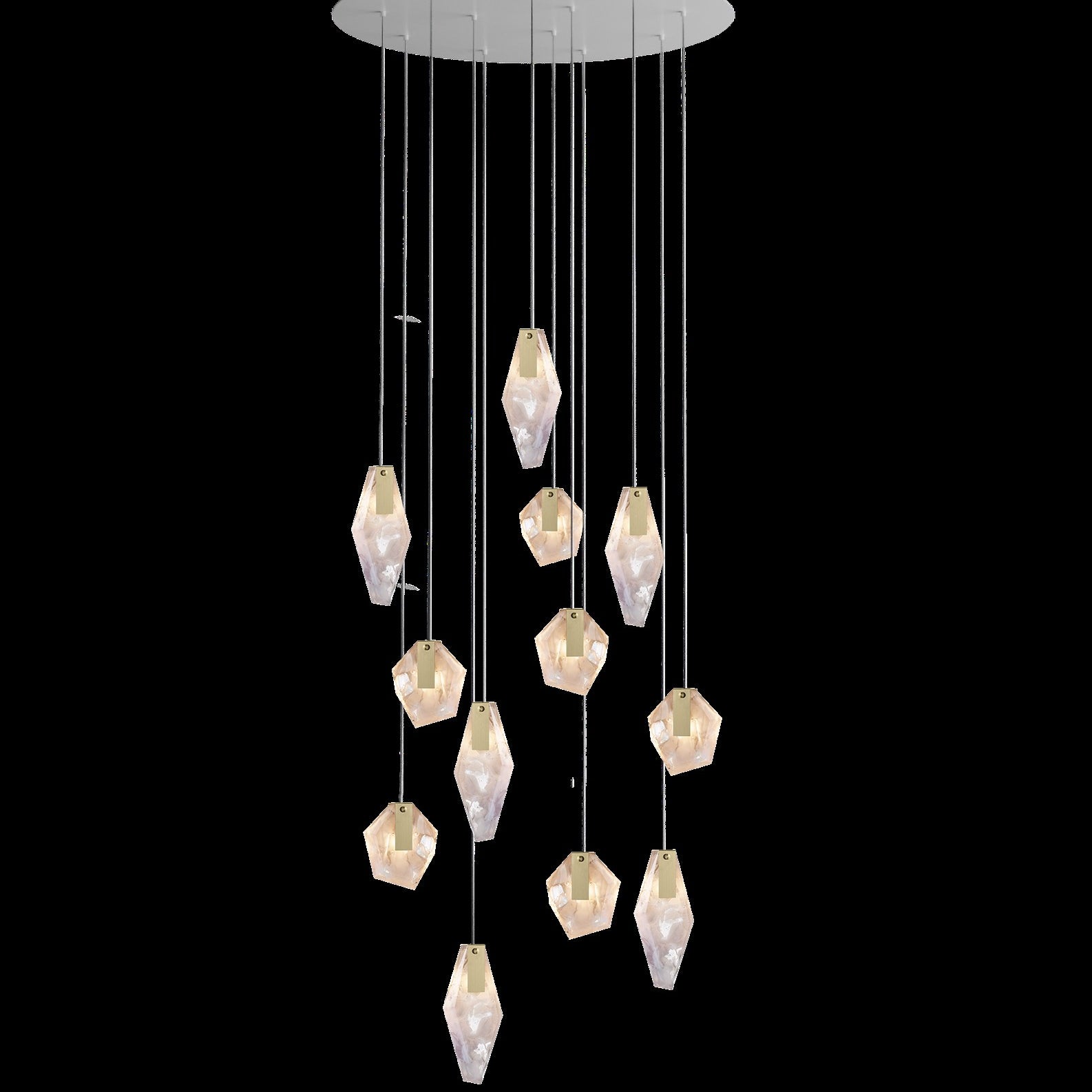 LAMPA WISZĄCA FRAGMENTS 12 BIAŁY od BOMMA