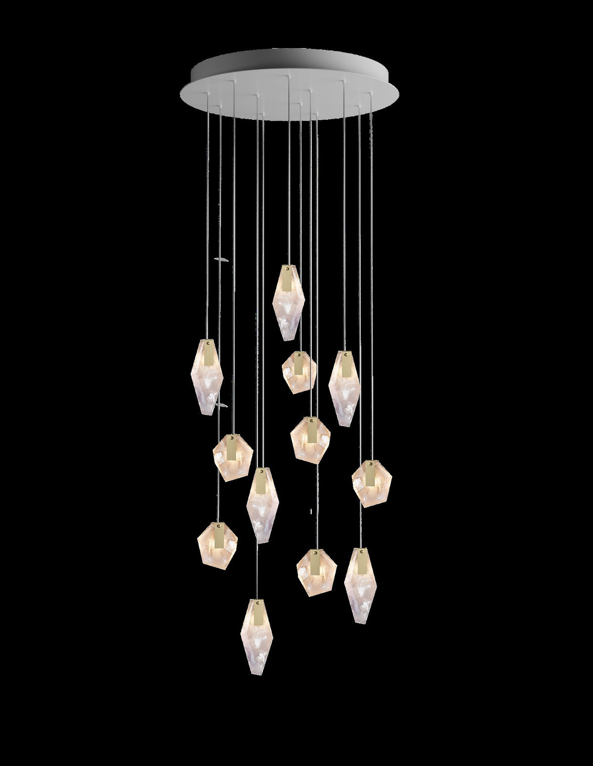 LAMPA WISZĄCA FRAGMENTS 12 BIAŁY od BOMMA
