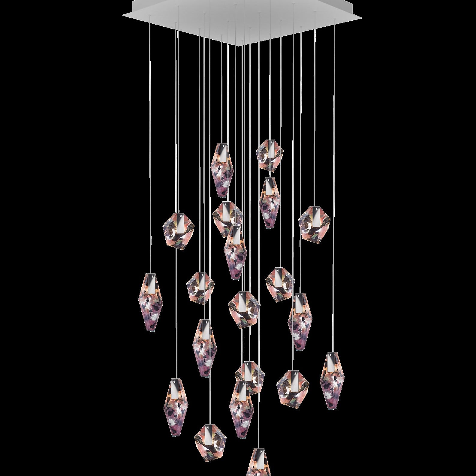 LAMPA WISZĄCA FRAGMENTS 20 RÓŻOWY od BOMMA