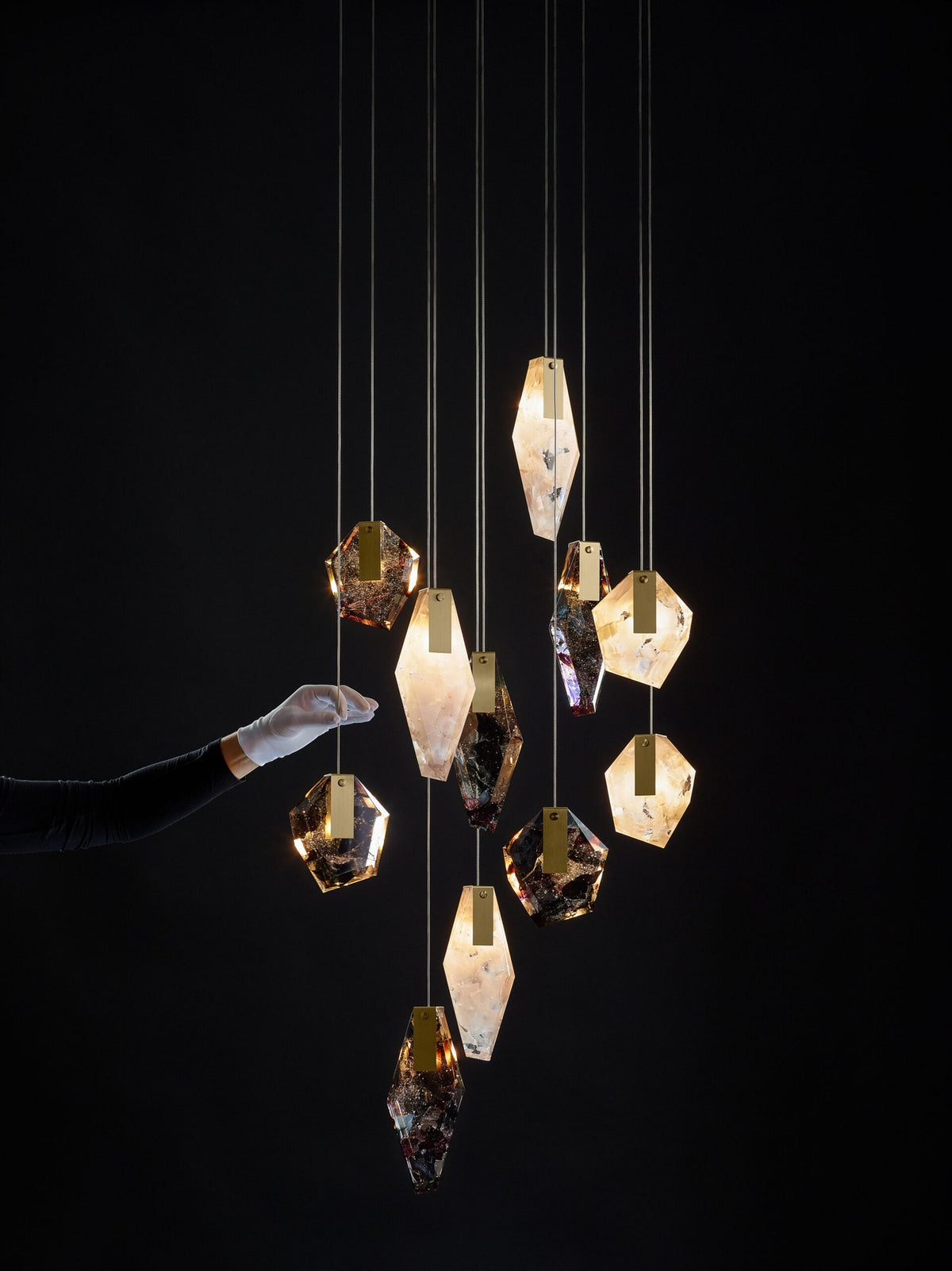 LAMPA WISZĄCA FRAGMENTS 20 RÓŻOWY od BOMMA