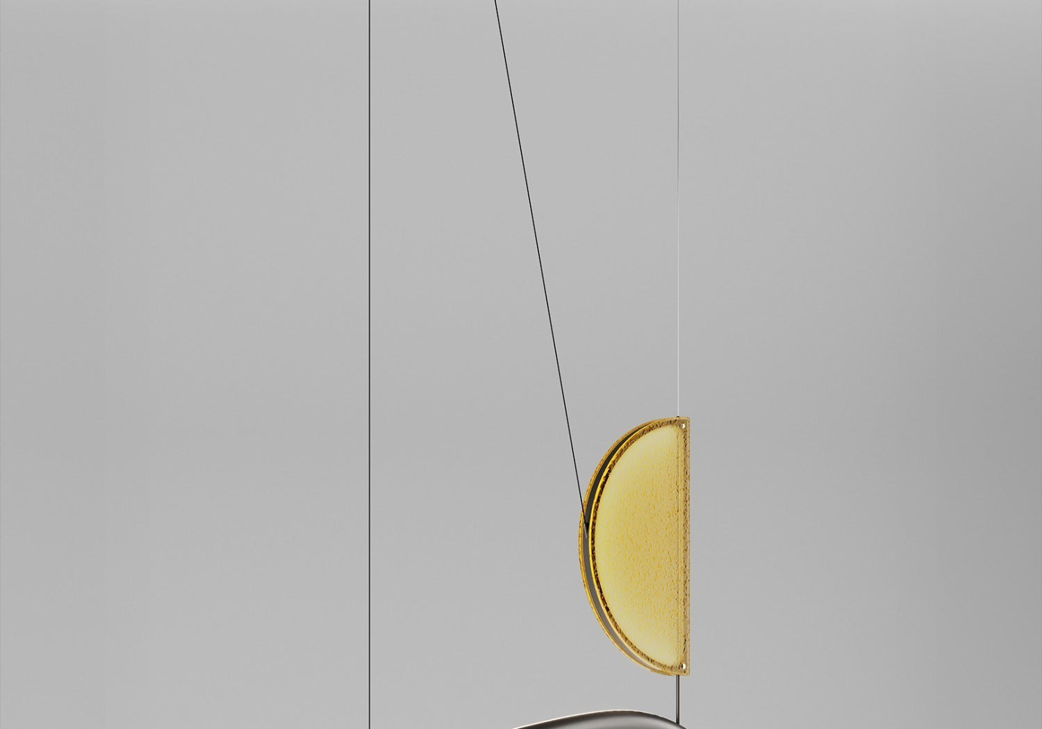 LAMPA WISZĄCA BOREALIS SZARY od ITALAMP