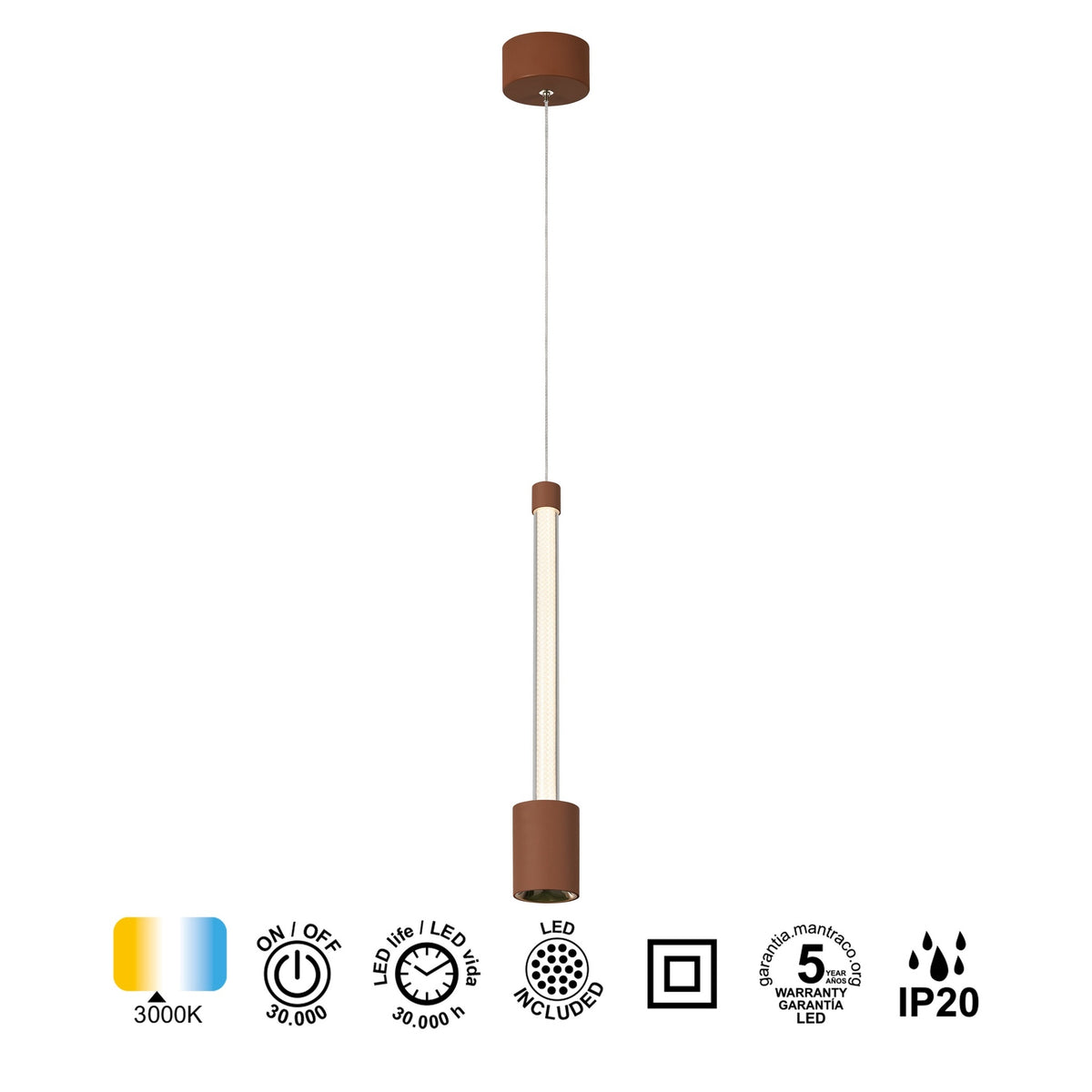 LAMPA WISZĄCA FUGAZ OD MANTRA 8948