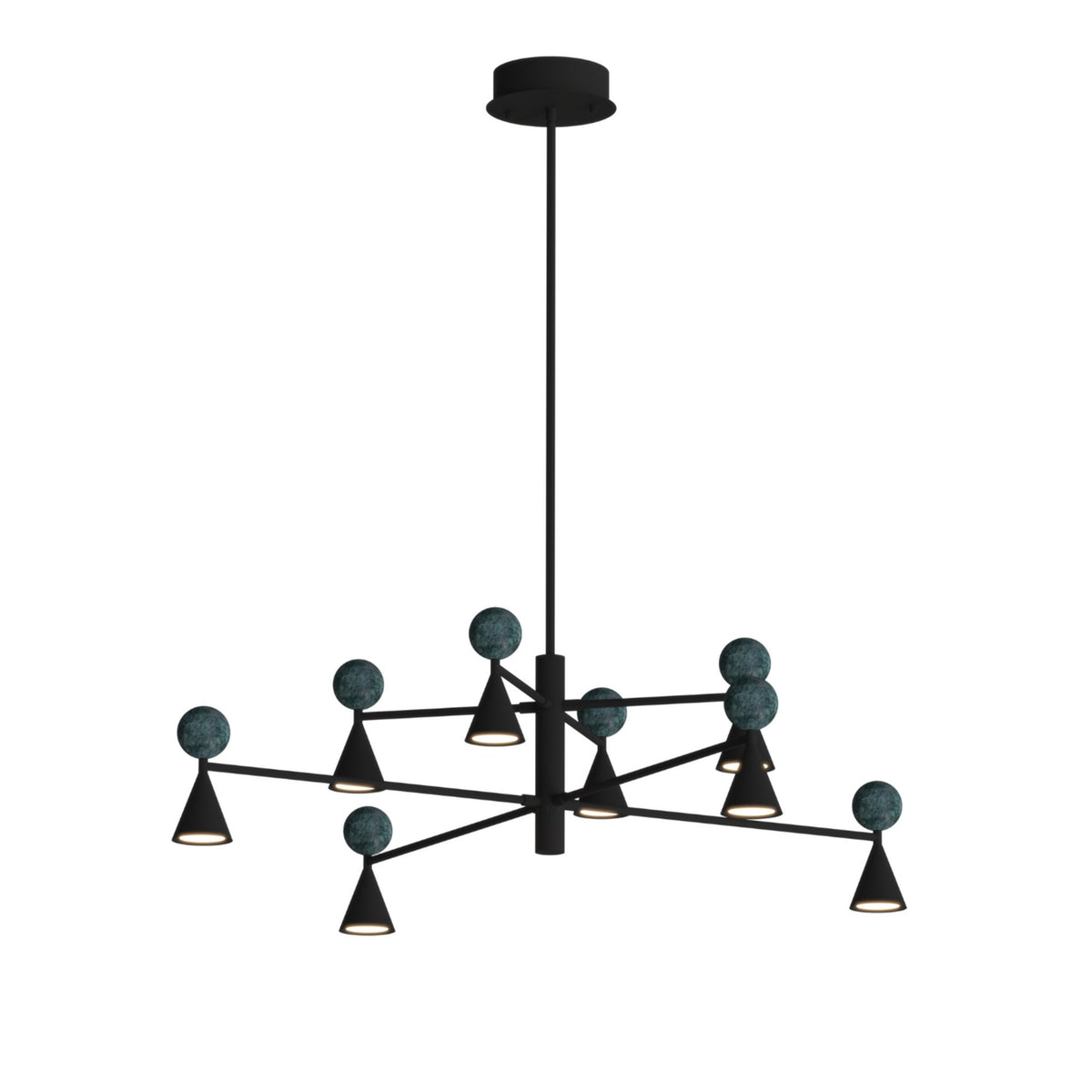 LAMPA  BINGO CZARNY OD MAXLIGHT P0684