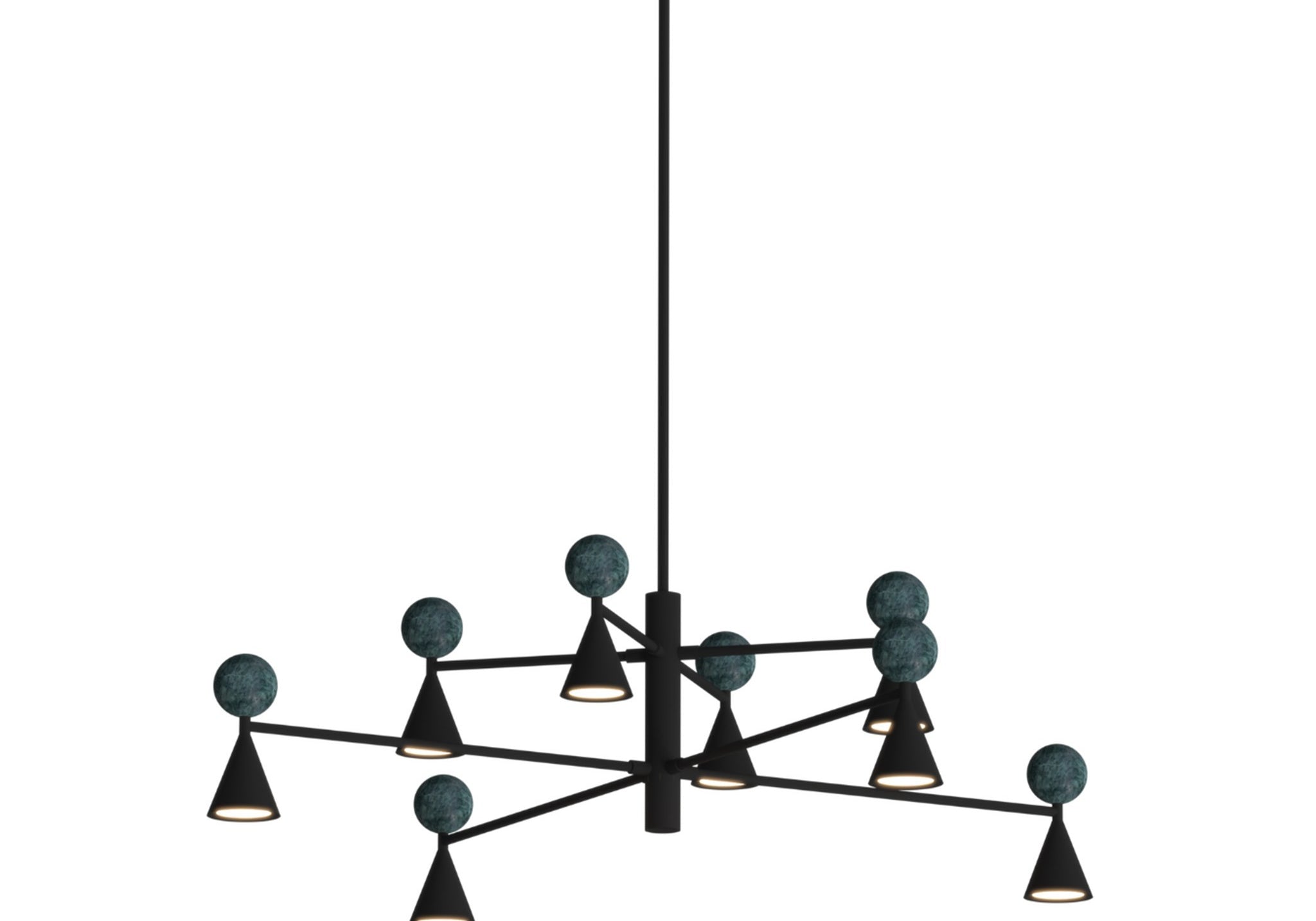 LAMPA  BINGO CZARNY OD MAXLIGHT P0684