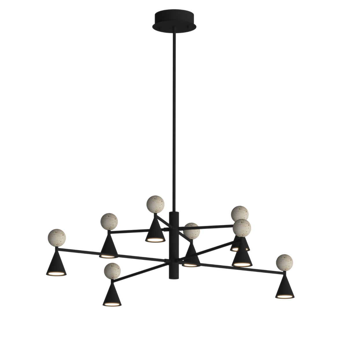 LAMPA  BINGO CZARNY OD MAXLIGHT P0685