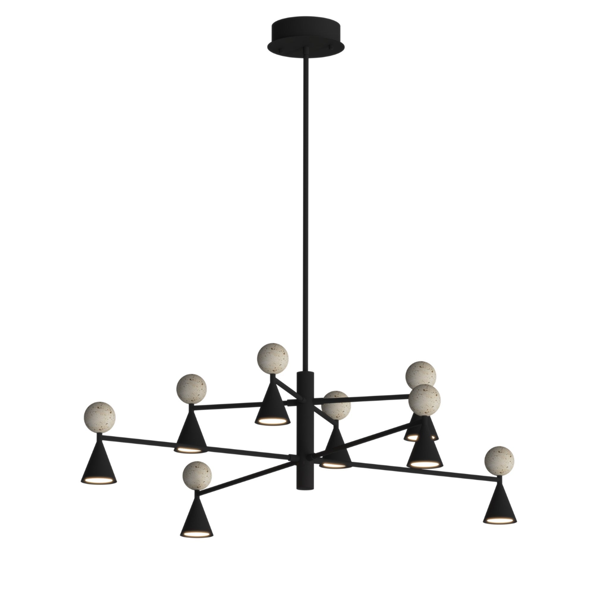 LAMPA  BINGO CZARNY OD MAXLIGHT P0685