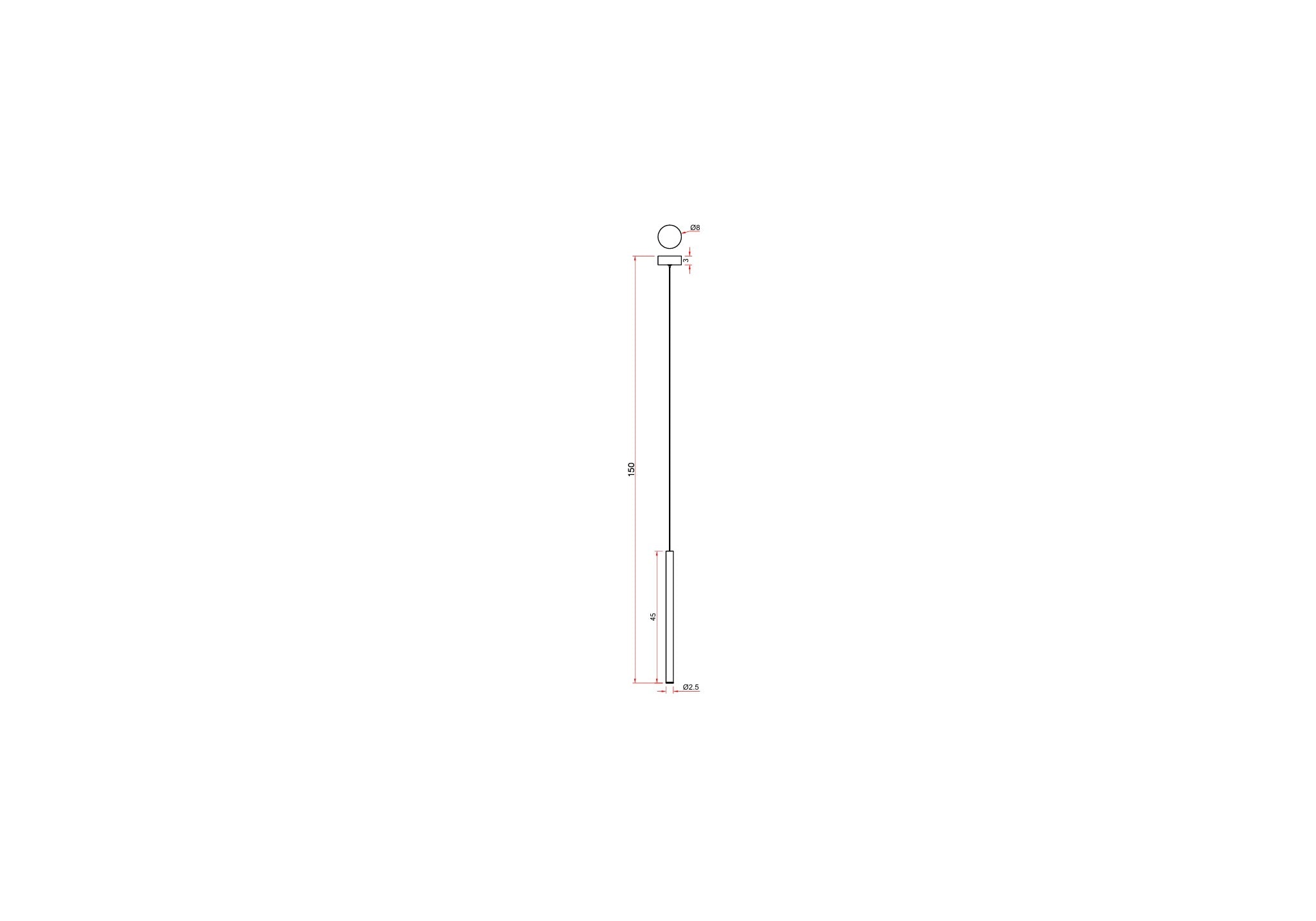 LAMPA  METALIC CZARNY OD MAXLIGHT P0667