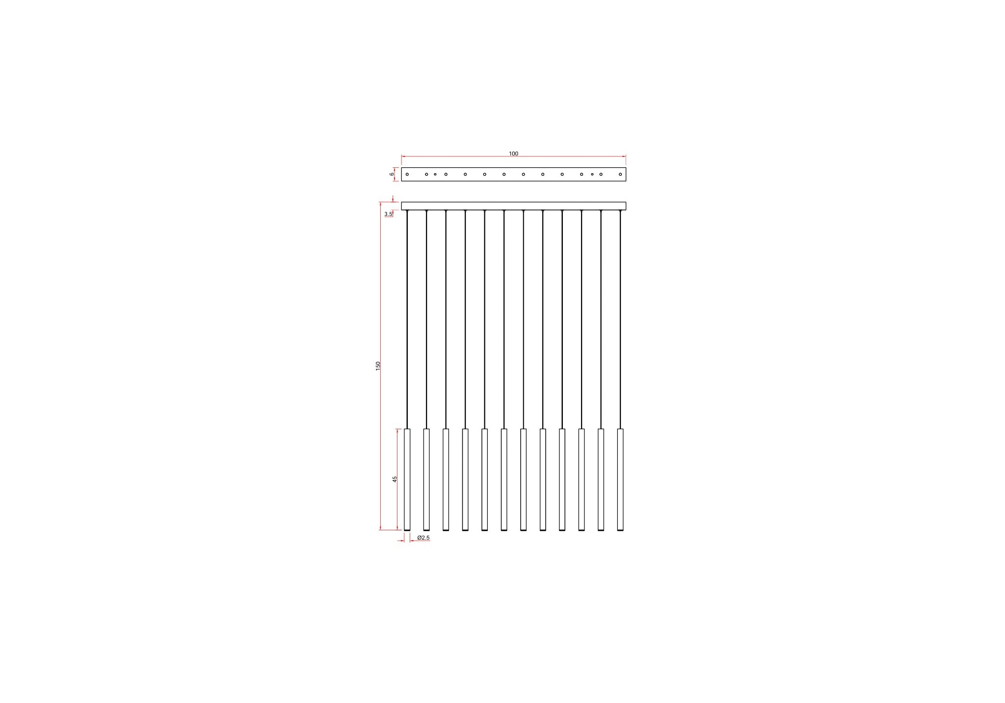 LAMPA  METALIC WIELOKOLOROWY OD MAXLIGHT P0671
