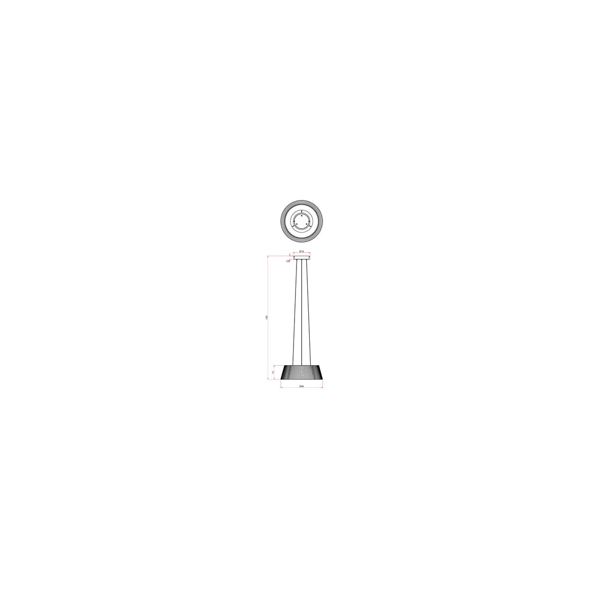 LAMPA  FABIO  OD MAXLIGHT P0673