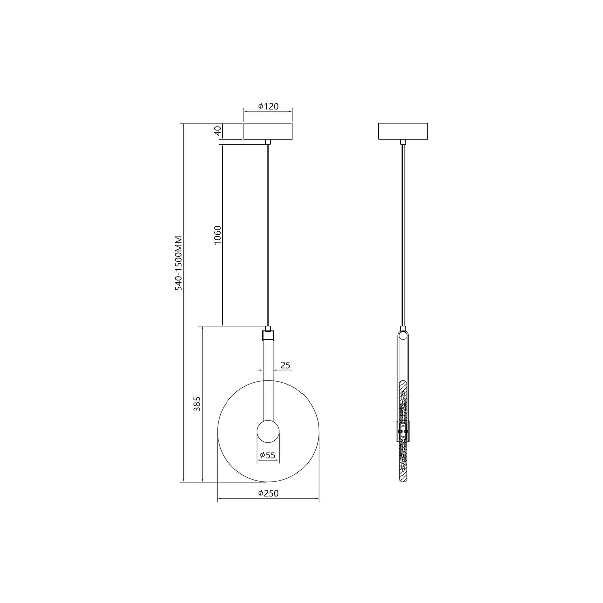 LAMPA  GOLDI ZŁOTY OD MAXLIGHT P0690