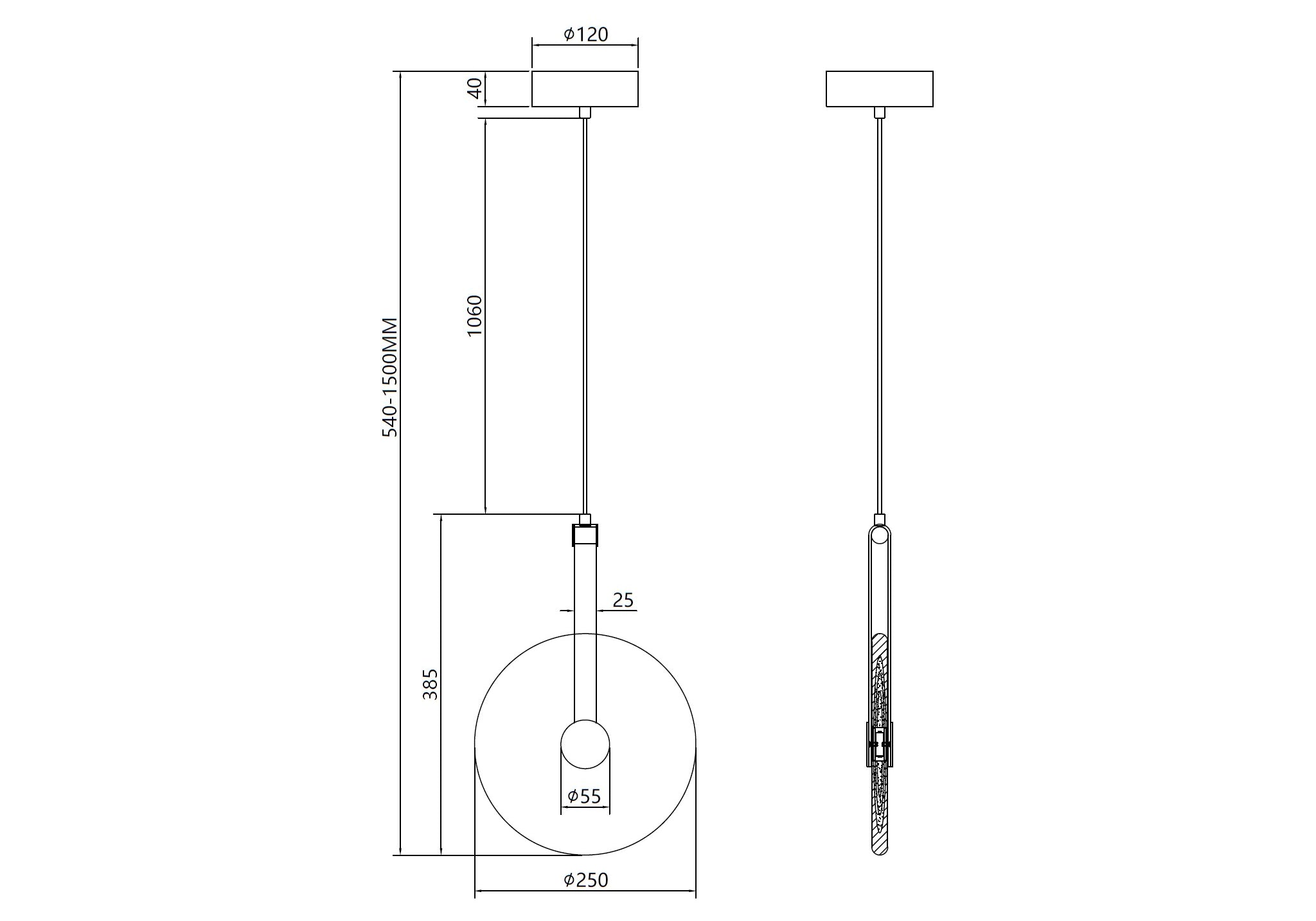 LAMPA  GOLDI ZŁOTY OD MAXLIGHT P0690