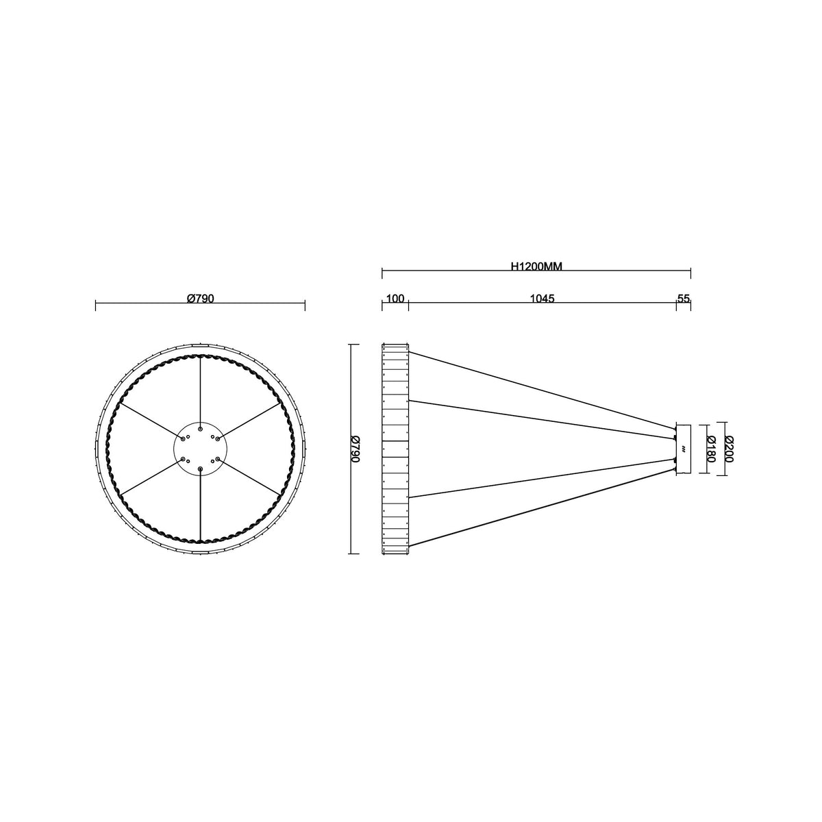 LAMPA  SAVOY SATYNOWY OD MAXLIGHT P0696